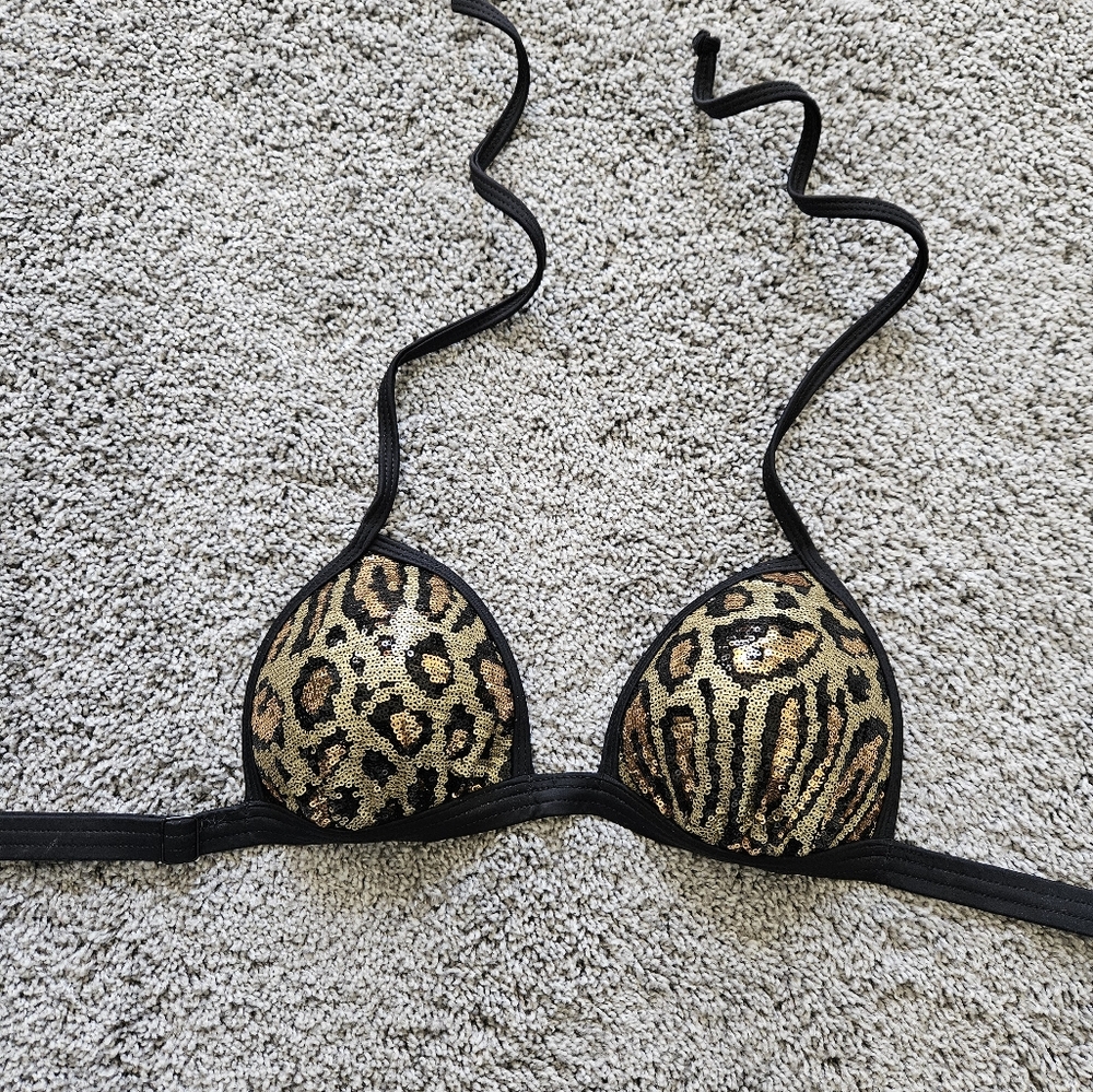 Venus Cheetah Bikini Top size C - Picture 2 of 4